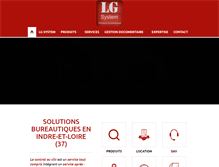 Tablet Screenshot of lgsystem.fr